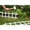 Emsco Group Cape Cod Style Decorative Fencing, White Border Edging, 13inx33in sections, 22ft of Garden Edging 2115-1 - alternate 3